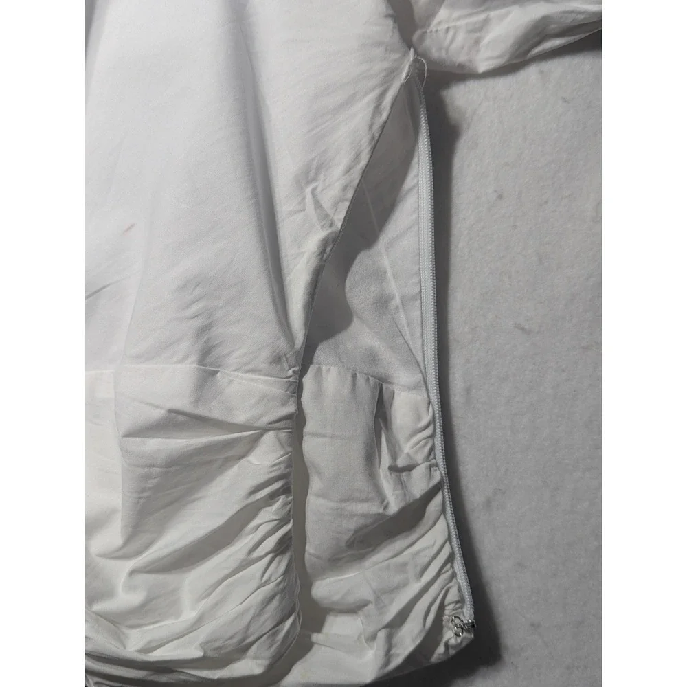 Anthropologie English Factory White Twist‎ Front Top L NWT Read